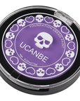 UCANBE Purple Face Body Paint Makeup Foundation, Professional Blendable Cream Greasepaint, Non-Toxic Face Paint Kit for Halloween Parties, Mermaid SFX Makeup, Ursula Widowmaker Dabi Costume & Cosplay