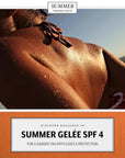 Summer Gelée Tanning Gel – SPF 4 Luxe Bronzing Accelerator – Hydrating & Silky Gel for a Deep, Radiant Tan – Non-Greasy, Fast-Absorbing Formula – 3.12 FL OZ – Made in USA