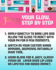 Juvia's Place Magic pH Color Change Lip Gloss - Mood - High-Gloss Shine pH Balance Lip Gloss w/Color Changing Tint, Lightweight Non-Sticky Finish, Ideal for Everyday No Makeup Look on All Skin Tones