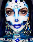 MEICOLY Royal Blue Face Body Paint Stick(1.06 Oz),Scary Clown Makeup,Waterproof Blue Eye Black Baseball/Softball/Football,Face Paint Stick for Halloween,Smurf Mystique Cosplay,Avatar SFX Makeup