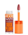 NYX PROFESSIONAL MAKEUP Duck Plump High Pigment Lip Gloss, Lip Plumper Gloss with Spicy Ginger - Mauve Out Of My Way
