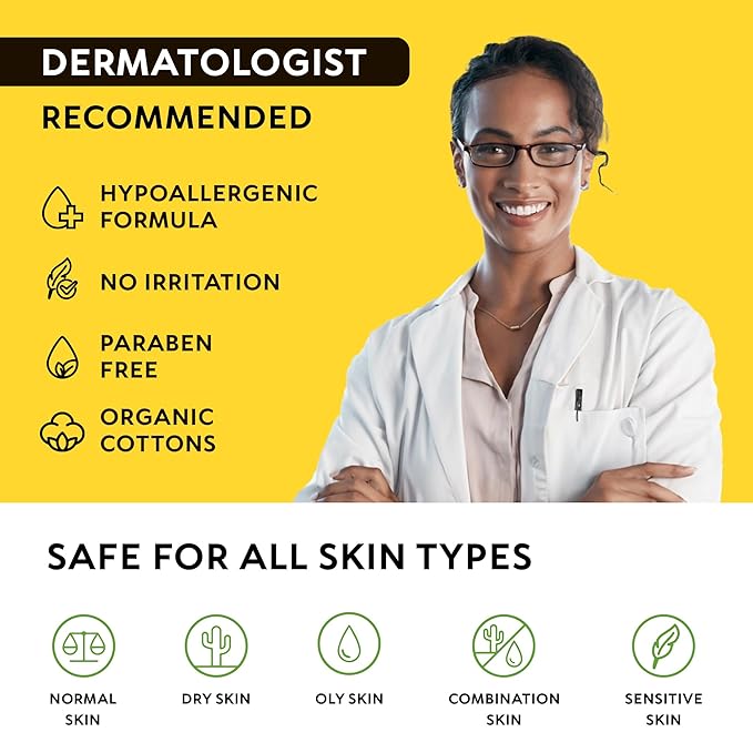 Turmeric Kojic Acid Cleansing Pads - Exfoliating Turmeric Pads for Face Dark Spots, Discoloration - Daily Skin Care for Men & Women - Natural Glow Facial Wash