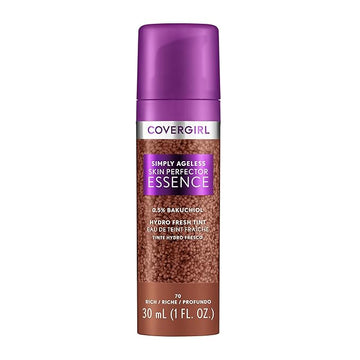 Covergirl Simply Ageless Skin Perfector Essence Foundation, 70 Vegan Formula, 1.0oz