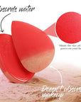 BEAKEY Makeup Sponge 5 Pcs Set, Latex-Free and Soft Boun Boun Beauty Sponge for Blending, Makeup Sponges for Foundation, Liquid, Cream and Powder. Blender for Enhanced Make Up Application