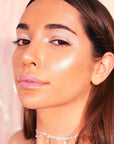 Diamond Bounce Highlighter in Frosted, Ultra-fine Gel-powder Highlighter Iridescent Highlight