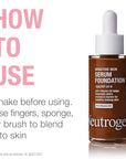 Neutrogena Healthy Skin Sensitive Skin Serum Foundation with Deep 03, 1 oz