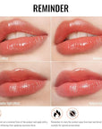 Oulac Moisturizing Shine Lipstick Red for Women - 2 in 1 Glossy Red Tinted Lip Balm, Hydrating Summer Lipstick for Dry Lips,Shine Juicy Finish Vegan 2.2g/0.07oz (16)