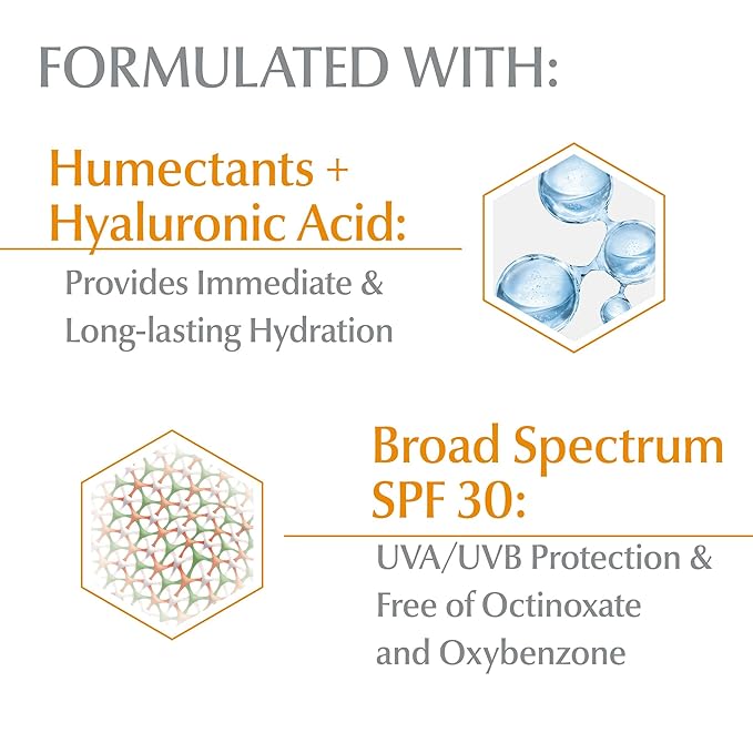 Eucerin Advanced Hydration SPF 30 Sunscreen Spray, Lightweight Sunscreen Lotion Spray, Hypoallergenic, Fragrance Free and Alcohol Free, 6 Oz Spray Bottle