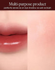 PLAT LIPS 914 VAMPIRE, Lip & Cheek, Lightweight, Naturally Dewy+ Glowy Finish, Blendable & Buildable Formula (1.2g, 0.003 oz.)