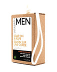 Vitabath Men's Amber Woodland Soap on a Rope Moisturizing Natural Hemp Oil & Shea Bar - Hydrating Whole Body Cleanser for Men or Women - 9 oz