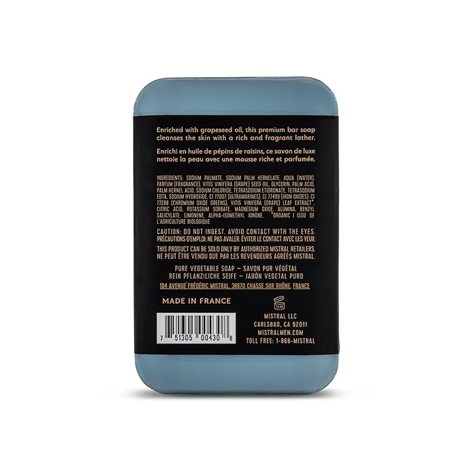 Mistral Bar Soap, Cedarwood Marine, Large