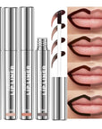 4Pcs Peel Off Lip Liner Stain - Long-Lasting, Smudge-Proof, Waterproof Nude Matte Lip Tint, Non-Fading Peel Off Lip Color, Effortless Precision & Full Coverage, Vegan & Cruelty-Free