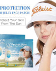 5 Pairs UV Protective Face Patch, Sunscreen Face Patch for Eye Golf Sunscreen Patches Moisturizing Sunl Protection Stickers for Summer Outdoor, Outdoor Sports Golf Accessories