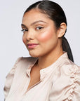 Wander Beauty On-the-Glow Blush and Illuminator - Petal Pink/Nude Glow - 7-in-1 Hydrating Cream Blush & Highlighting Stick - Stick Blush for Cheeks, Lip, & Body - Highlighter Makeup & Blush - 0.4 oz