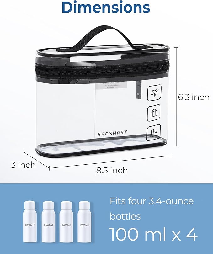 Bagsmart tsa approved toiletry bag,