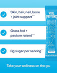 Vital Proteins Collagen Peptides Powder Supplement, Hydrolyzed Collagen Peptides Travel Pack, 20 Individual Packets