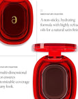 PLAT LIPS 927 BURGUNDY, Lip & Cheek, Lightweight, Naturally Dewy+ Glowy Finish, Blendable & Buildable Formula (1.2g, 0.003 oz.)