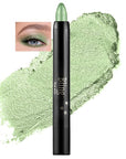 Boobeen Waterproof Eyeshadow Stick Crayon - Shimmer Cream Eyeshadow Pen for Glitter Eye Makeup, Easy to Use (012#)