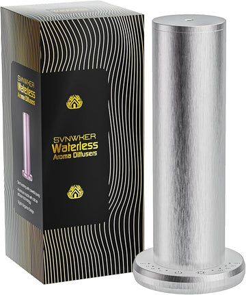 Waterless Essential Oil Diffuser,Aromatherapy Diffusers,Scent Diffusers for Home,Large Room, Hotel Scent Diffuser, 1000sq.ft, Aroma Diffusers (Silver)