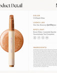 Nature Republic HONEY MELTING LIP GLITTER (14 MAPLE) SOFT LIP STICK Hydrating Gloss, Moisturizing balms, Shine Glimmer Finish, Shimmery-Sheer tint, korean make up