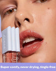 Kosas Wet Lip Oil Gloss - Hydrating Lip Plumping Treatment with Hyaluronic Acid & Peptides, Non-Sticky Finish (Dip)