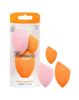Real Techniques Ultimate Makeup Sponge Trio, Makeup Blending Sponges, For Liquid, Cream, & Powder Products, Powder & Foundation Sponges, Mini Makeup Sponge, Latex-Free Foam, Travel-Friendly, 3 Count