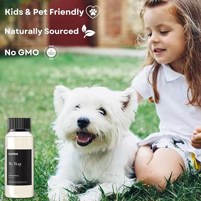 Scentia Hotel My Way Diffuser Oil Inspired by The 1 Hotel MiamiBeach - 120 ml 4.06 fl oz - Fragrance Oil Blend Sandalwood, Cedar & Lemon Notes for Aromatherapy Diffusers Humidifiers, Thanksgiving Gift