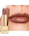 Oulac Glitter Lipstick for Women with Metallic 3D Shine Lightweight Hydrating Formula, High Impact Lip Color, Vegan Beauty, Sheer Coverage Lip Makeup, Christmas Gifts for Women, Me Time(24)