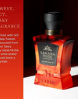 H HABIBI Sahara Rose Perfume for Men – 2.5 oz (75ML) Long Lasting Arabian Cologne, Floral Amber Woody Men Perfume, Luxury Fragrance Gift for Special Occasions
