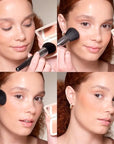COVER FX Monochromatic Powder Blush Duo - Warm Impact Color