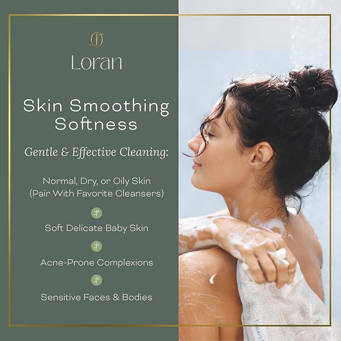 Vanilla Extra Large Washcloths Set of 6 Soft Body Cloths 13” x 13” 70% Viscose Derived from Bamboo, 30% Cotton Spa-Like Feel Silky for Skin Cleansing