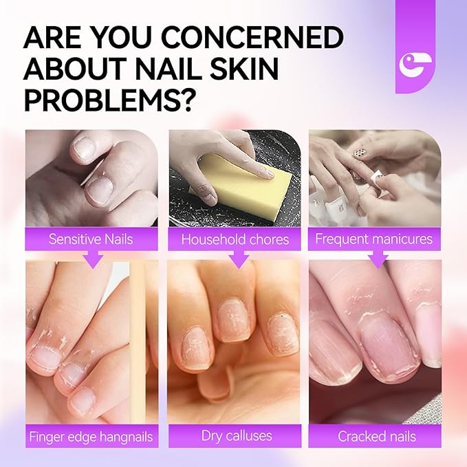 gelike ec Nail Care Cream Organic for Women: Lavender Natural Cuticle Softener Repair Cream for Dry and Splitting Cuticles & Rough and Rigid Skin