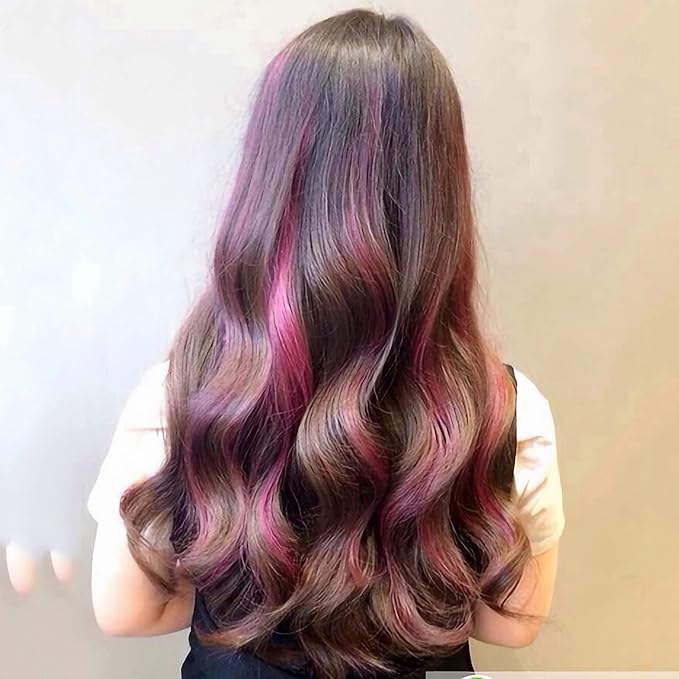 Red Hair Dye YIZHONG Permanent Hair Color Shampoo Gray Coverage Dark Red Hair Dye Classic Comb Applicator Easy Use Hair Coloring Cream Kit（Wine Red）