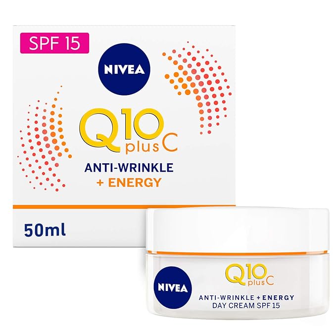 NIVEA Q10 Energy Healthy Glow Face Day Cream (50 ml), Energising Day Cream, Face Cream for Women, Moisturising Cream, Face Cream with Q10, Vitamin C, and Vitamin E