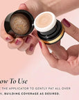 LAURA GELLER NEW YORK Award-Winning Baked Balance-n-Brighten To Go Travel Size Color Correcting Powder Foundation - Tan - Buildable Light to Medium Coverage - Demi-Matte Natural