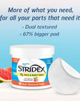 Stridex xl face body pads,