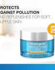 Neutrogena Hydro Boost Face Moisturizer with SPF 25, Hydrating Facial Sunscreen, Oil-Free and Non-Comedogenic Water Gel Face Lotion 1.7 oz