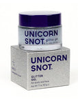 UNICORN SNOT Holographic Face Glitter & Body Glitter Gel | Holiday Glitter Makeup: Stocking Stuffers & Christmas Gift | Hair Glitter, Vegan & Cruelty Free, 1.7 oz Silver Glitter (Disco)