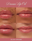 Summer Fridays Dream Lip Oil - Tinted Lip Oil with Moisturizing Sheer Coverage, High-Shine and Deep Hydration - Non-Sticky Formula for Long-Lasting Softness - Blush Dreams (0.15 Oz)