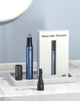 AHHFEI Nose & Ear Hair Trimmer, 5 in 1 Rechargeable USB Trimmer for Men & Women, Painless & Easy Cleansing, Blue