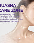 CKD Gua Sha Neck Cream Filltocshot - Advanced Anti-Aging Neck Firming Cream with Massage Roller. Visibly Reduces Wrinkles, Lifts & Tightens Sagging Skin, Boosts Elasticity, Korean Skincare, 1.69 fl oz
