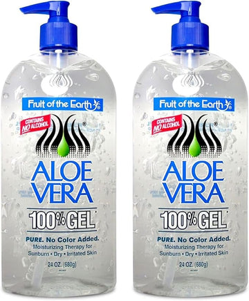 Fruit Of The Earth Aloe Vera 100% Gel 24 oz (2 pack)
