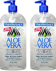 Fruit Of The Earth Aloe Vera 100% Gel 24 oz (2 pack)