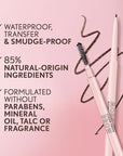 Covergirl Clean Fresh Brow Nano, 400 Soft Brown, Eyebrow Pencil, Ultra-Precise Tip, Waterproof, Transfer-Resistant, Built-In Spoolie, Vegan Formula, 0.001oz