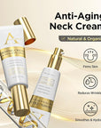 Neck Cream - Retinol & Collagen Neck Firming Cream for Wrinkles, Moisturizing and Anti-Aging, Perfect for Neck & Décolleté Skin Care - 1.7 fl.oz
