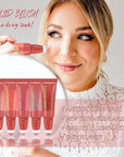 3 Color Blush Beauty Wand, Soft Matte Lightweight Face