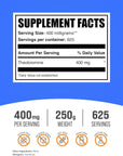 BulkSupplements.com Theobromine Powder - Theobromine Supplement, Nootropic Supplement - Energy Support, Gluten Free, 400mg per Serving, 625 Servings, 250g (8.8 oz) (Pack of 1)