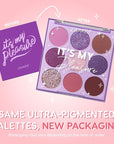 ColourPop Eyeshadow Palette - Eye Makeup Palette with Matte, Metallic, Matte Sparkle & Glitter Finishes - High-Pigment Eye Makeup with a Long-Wearing Formula - It's My Pleasure (0.3 oz)