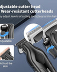 Professional Hair Clipper Set for Men, Cordless Barber Clippers Set and Trimmer Kit, Electric Beard Trimmer & Nose Trimmer Kit, Foil Shaver & Men's Facial Grooming Tool Kit, Gifts for Men