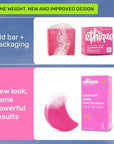 Ethique Everyday Shampoo Bar for soft, shiny hair with Vitamin C - Plastic-Free, Cruelty-Free, Vegan, 3.88 oz - Formerly Pinkalicious